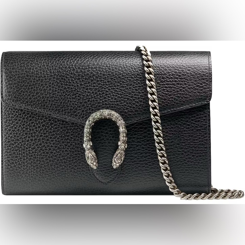 Gucci Dionysus Wallet on Chain
Leather Mini Black